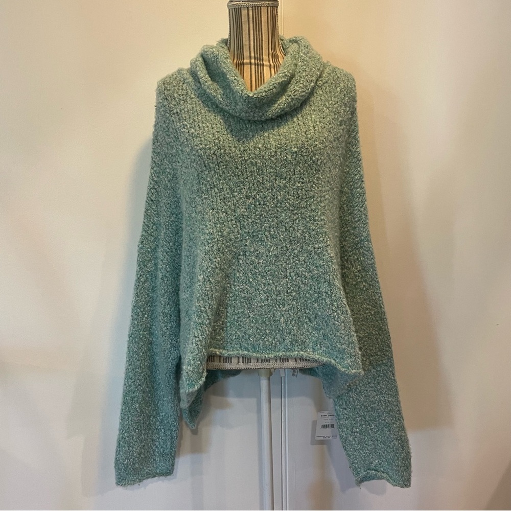 Free People BFF Cowl Neck Oversized Sweater